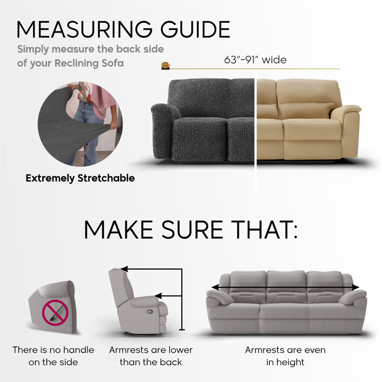 Easy going recliner online sofa slipcover